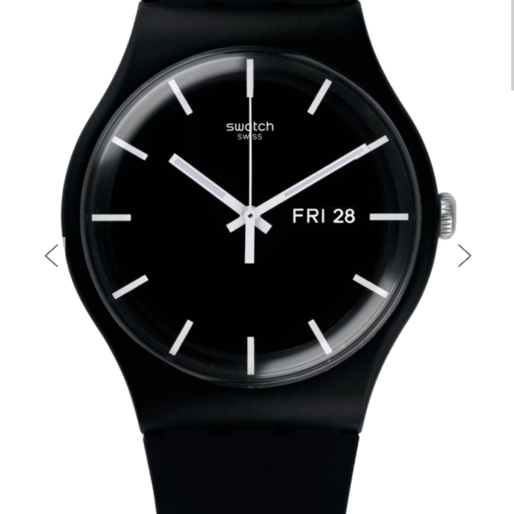 Watch Swatch mono black classic unopened